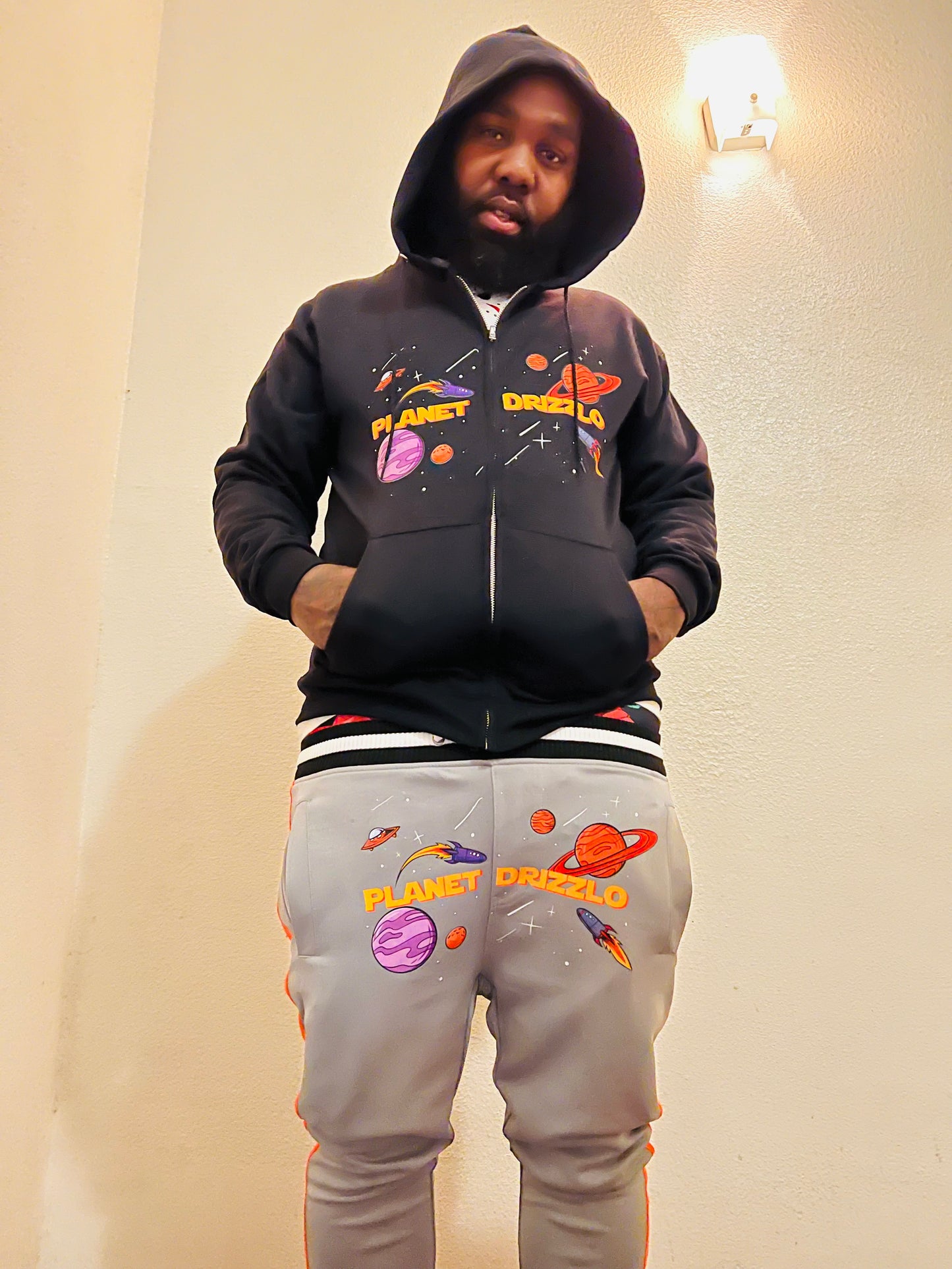 Planet Y2K Rhinestone UFO Jacket- BLK