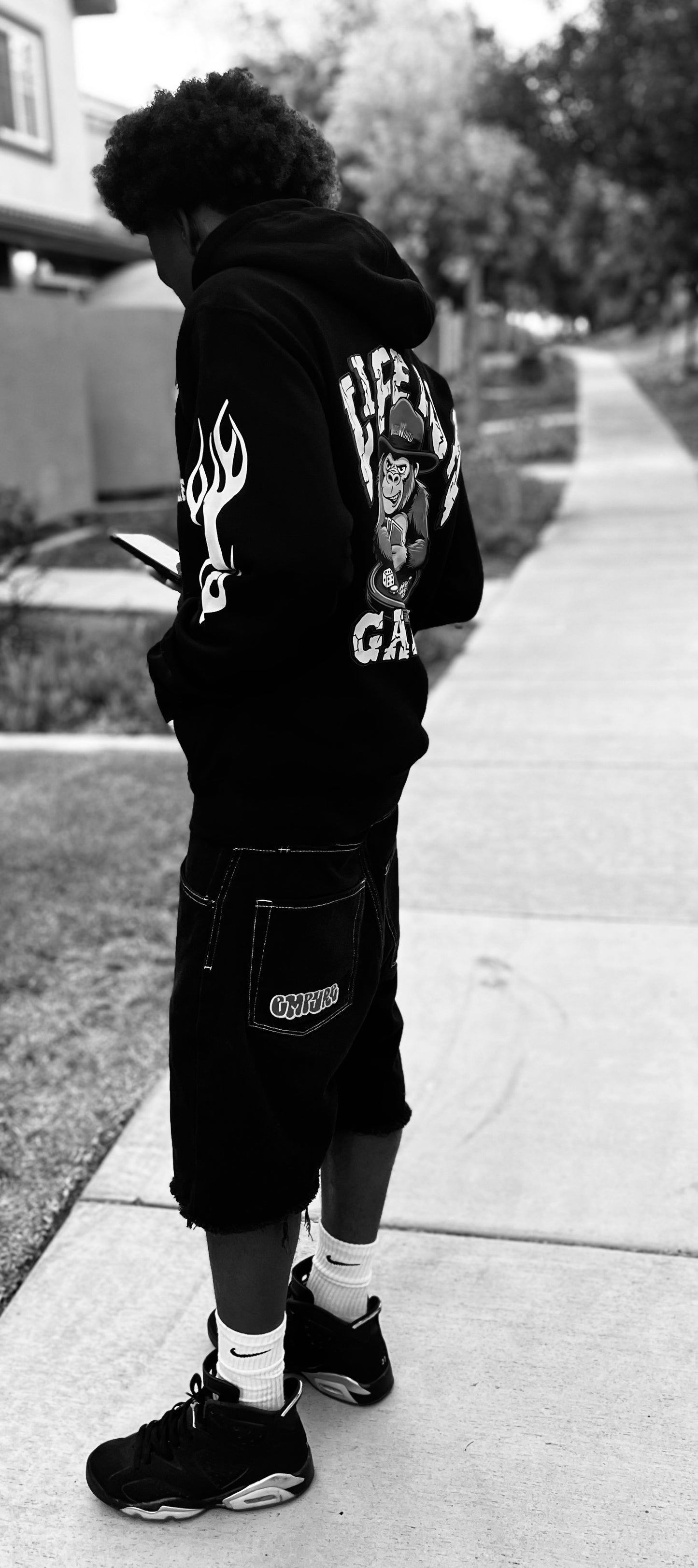 Life Is A Gamble Hoodie- BLK