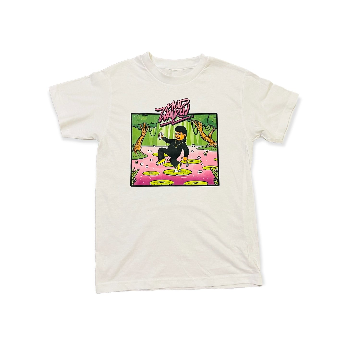 Mud Walkin T-Shirt-WHT