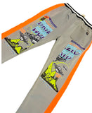 Planet UFO Trackpants- ORANGE/GRY