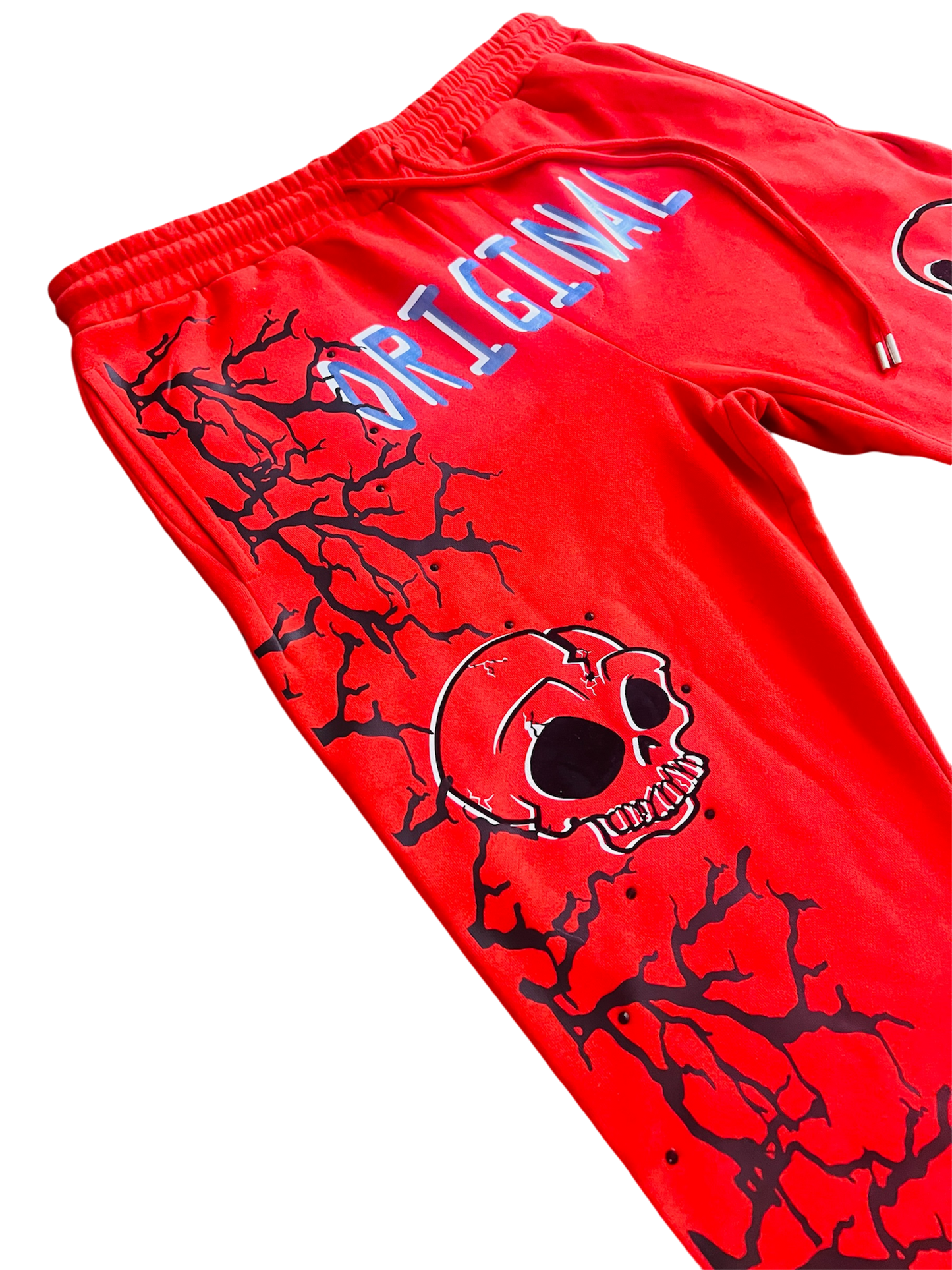 Original Bone Head Stacked Flared Sweatpants -RD