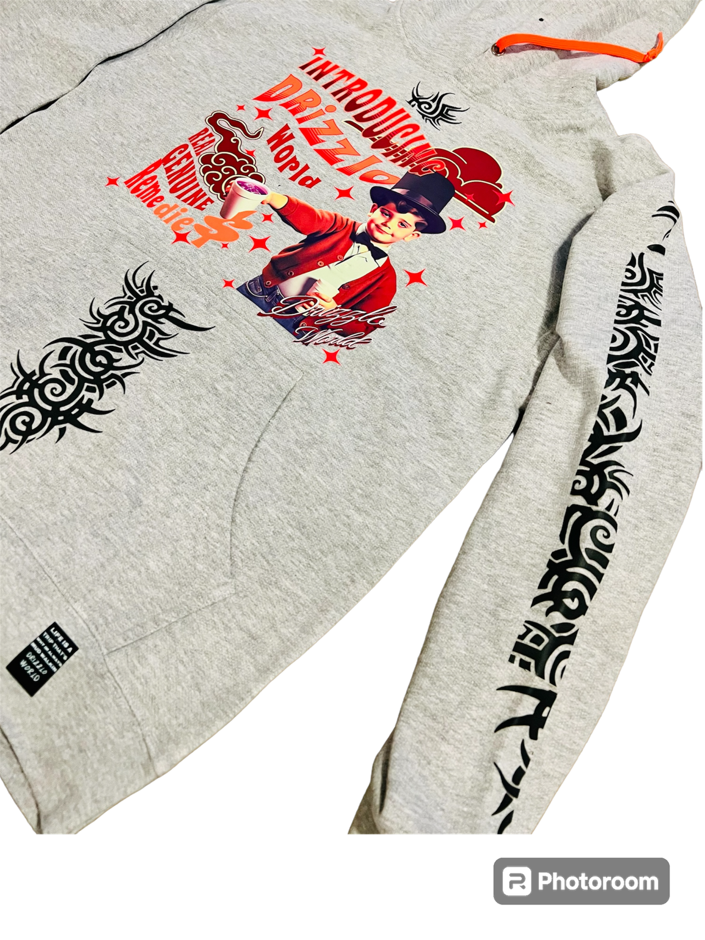 Remedies Graphic Hoodie-GRY