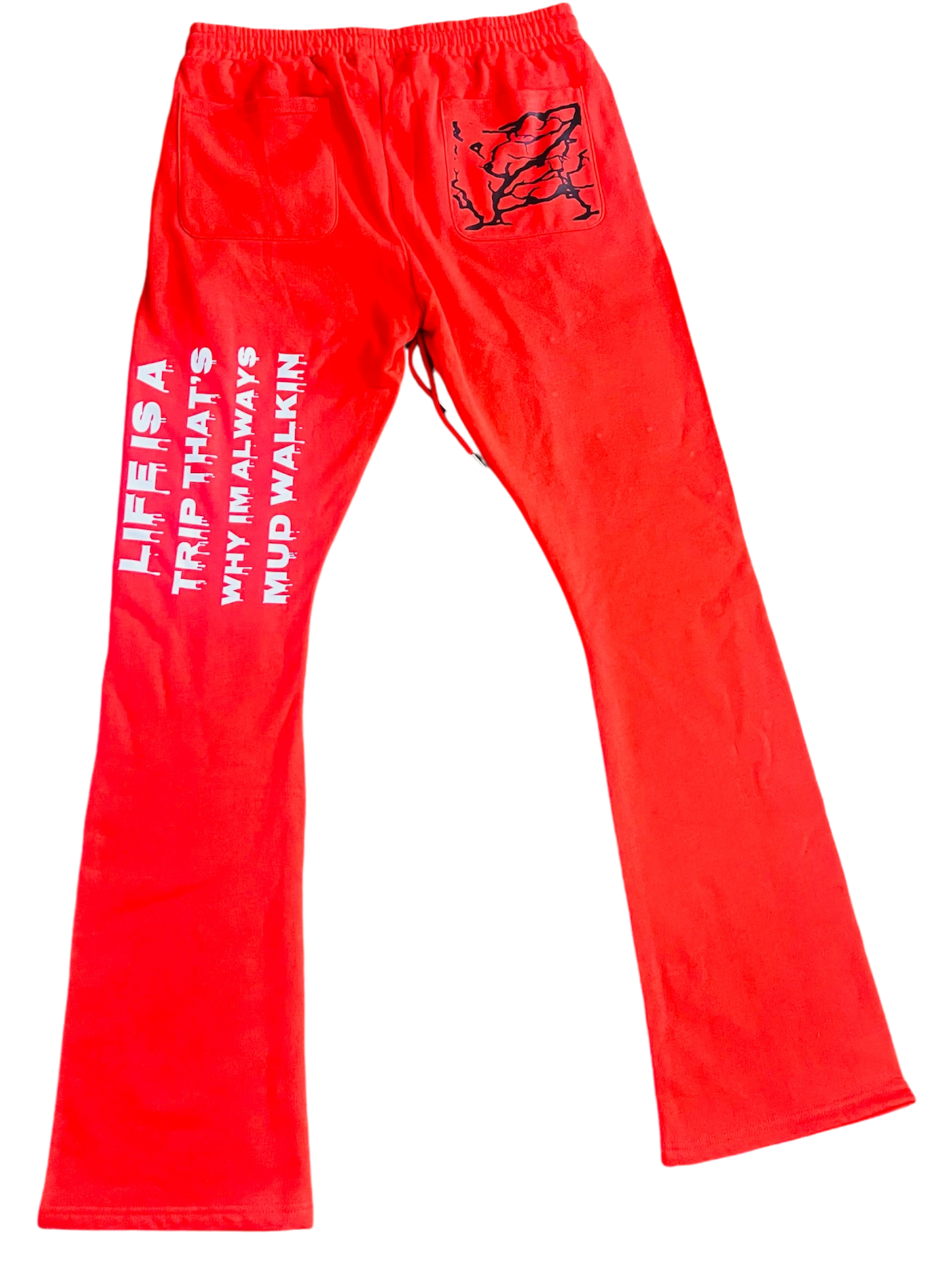Original Bone Head Stacked Flared Sweatpants -RD