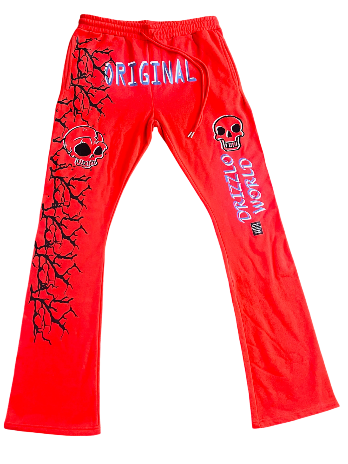 Original Bone Head Stacked Flared Sweatpants -RD