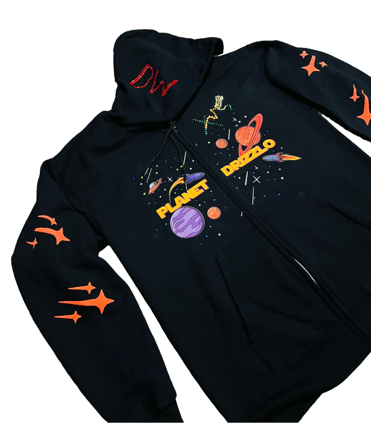 Planet Y2K Rhinestone UFO Jacket- BLK