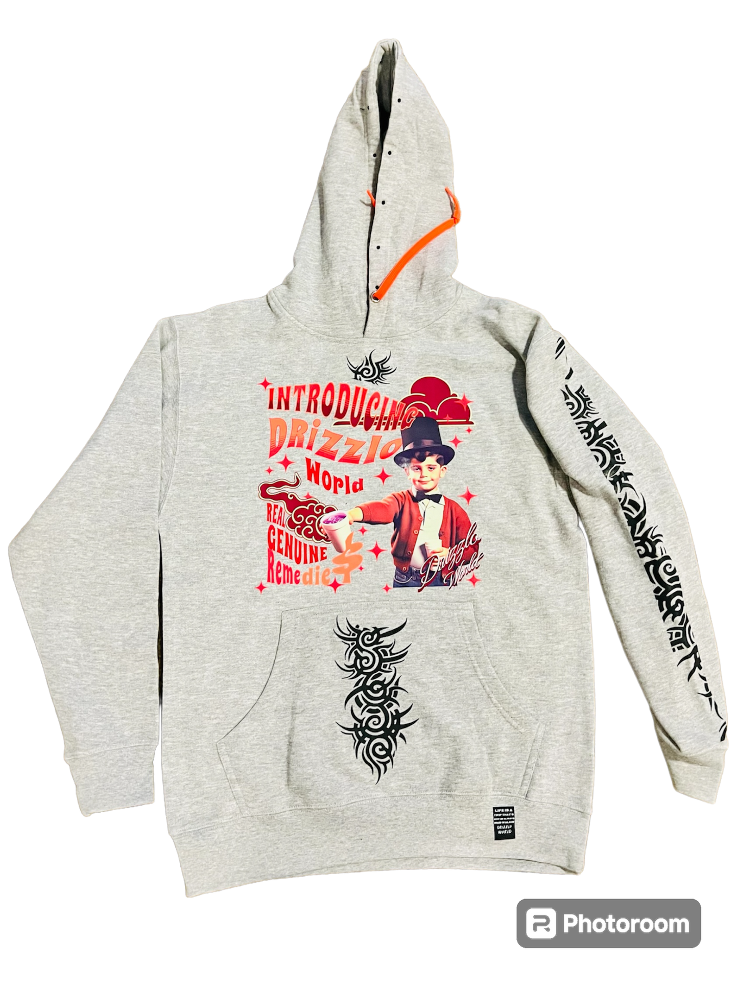 Remedies Graphic Hoodie-GRY