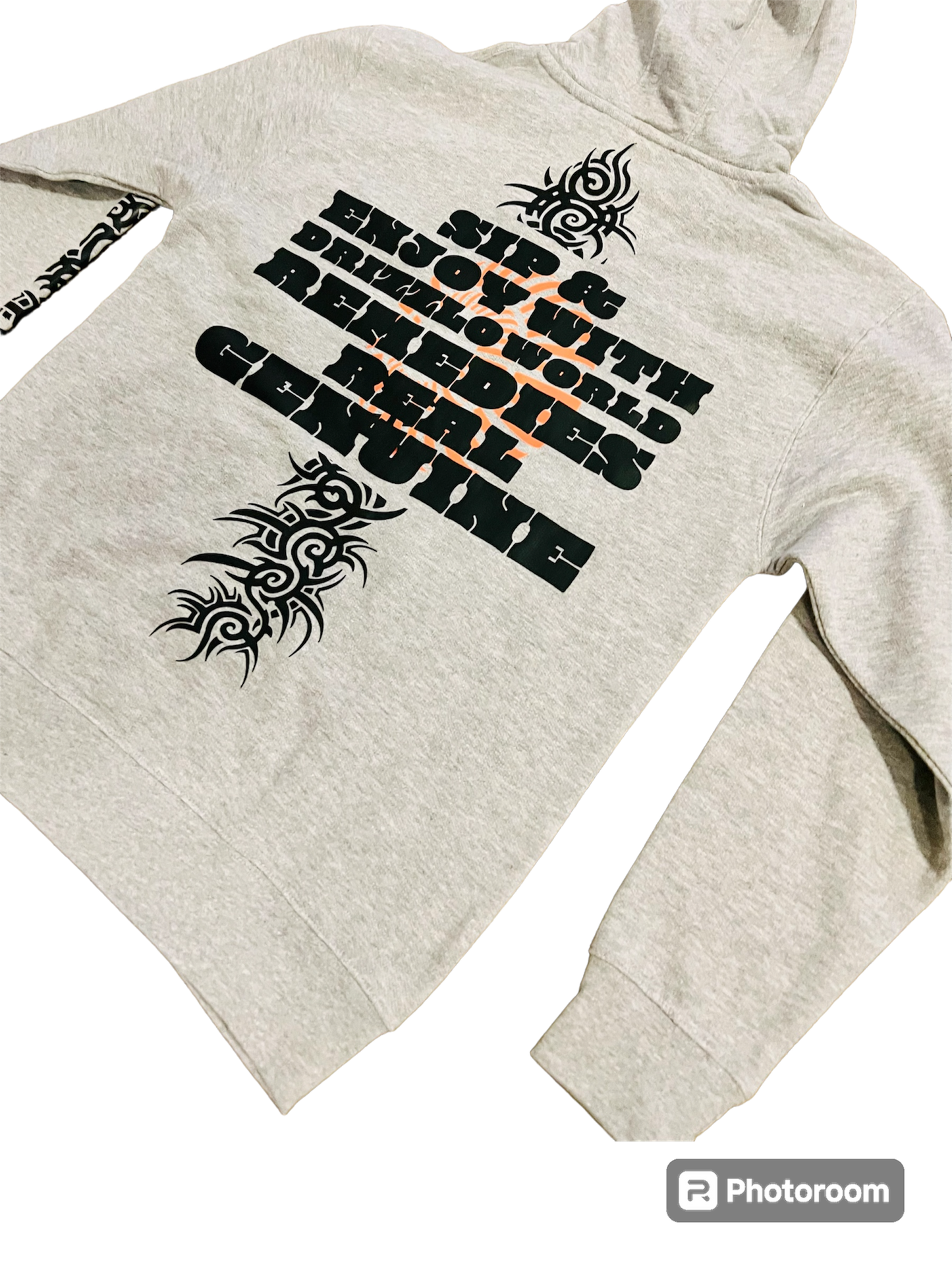 Remedies Graphic Hoodie-GRY