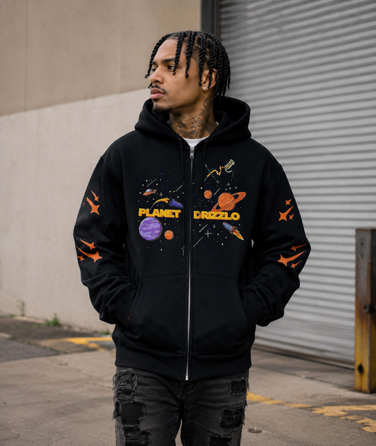 Planet Y2K Rhinestone UFO Jacket- BLK