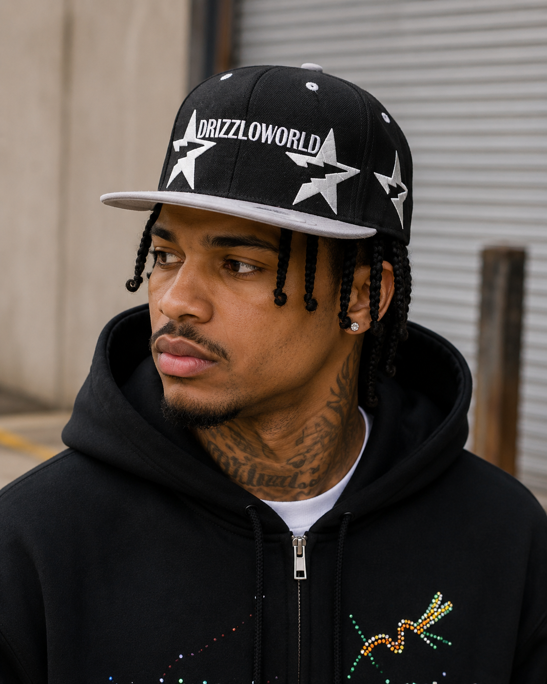 Life Is A Gamble SnapBack Hat-BLK