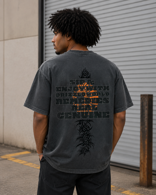 Remedies Graphic Tee-GRY
