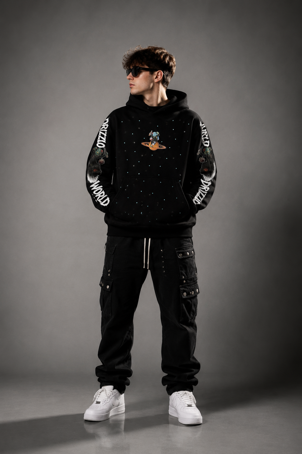 Y2K Zombie Skater Hoodie – DrizzloWorld Streetwear Graphic Pullover