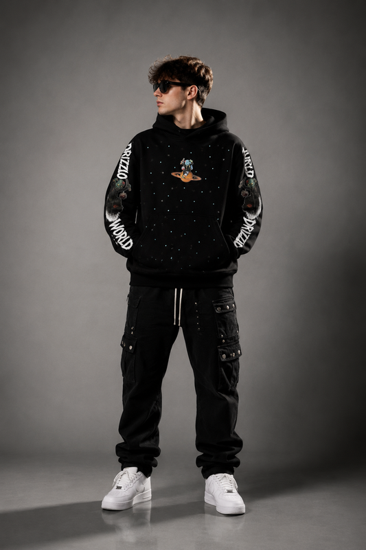 Y2K Zombie Skater Hoodie – DrizzloWorld Streetwear Graphic Pullover