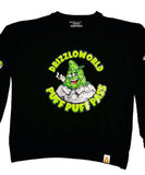 Puff Puff Pass Crewneck Sweater- BLK
