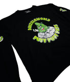 Puff Puff Pass Crewneck Sweater- BLK