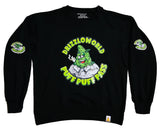 Puff Puff Pass Crewneck Sweater- BLK